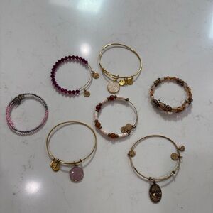 Alex and Ani Bundle of 7 Bracelets
